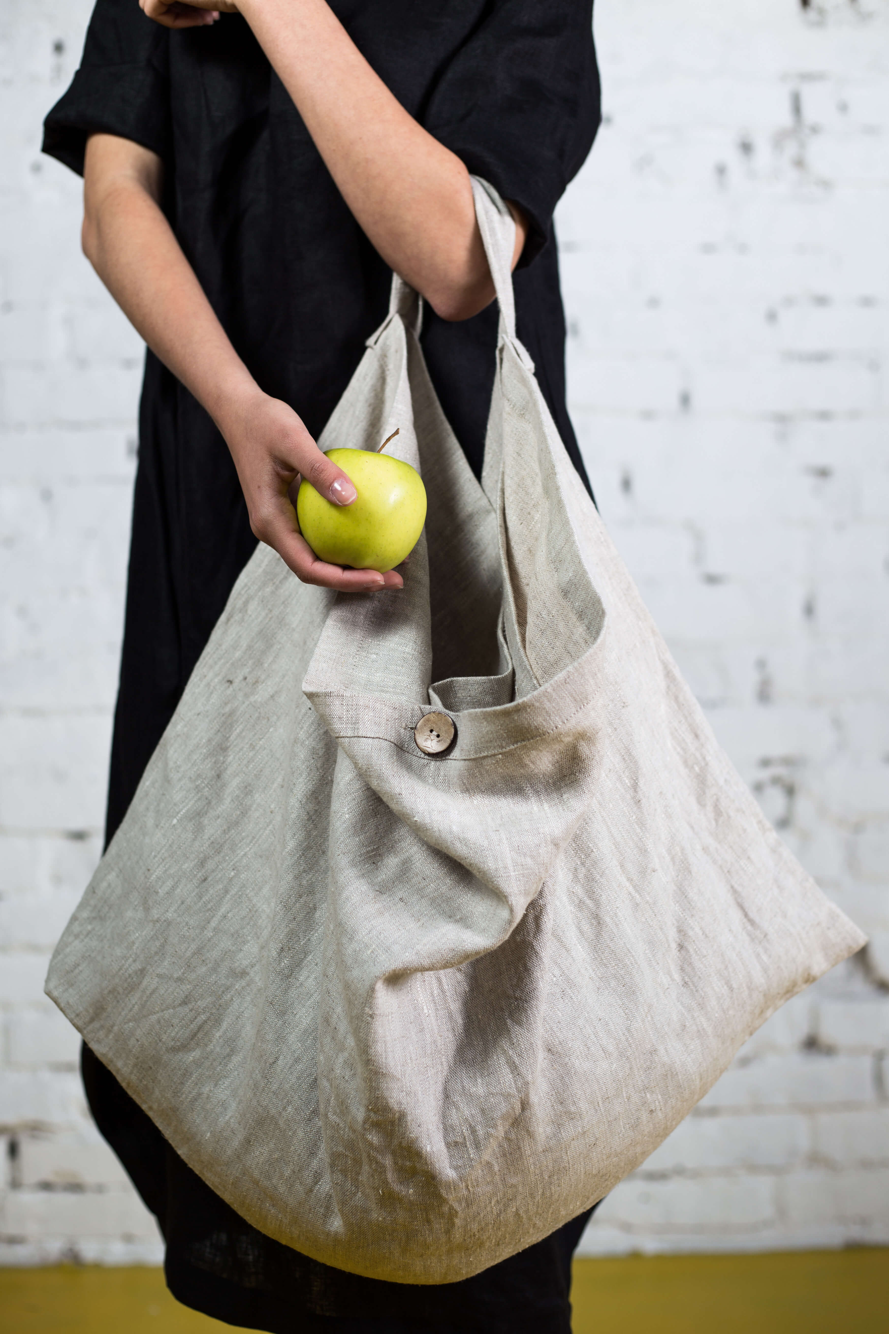 Natural Beige Linen Bag TOTE COMFORT