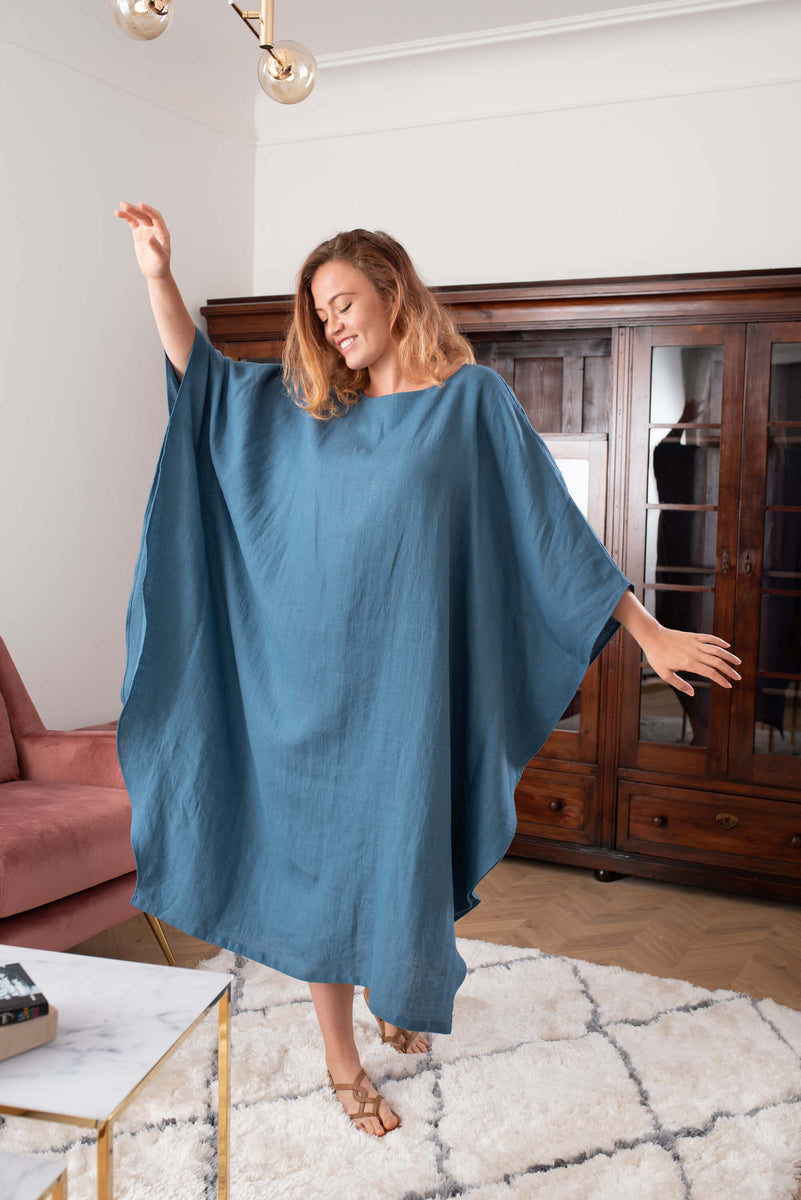 Linen Kaftan Dress BIANKA