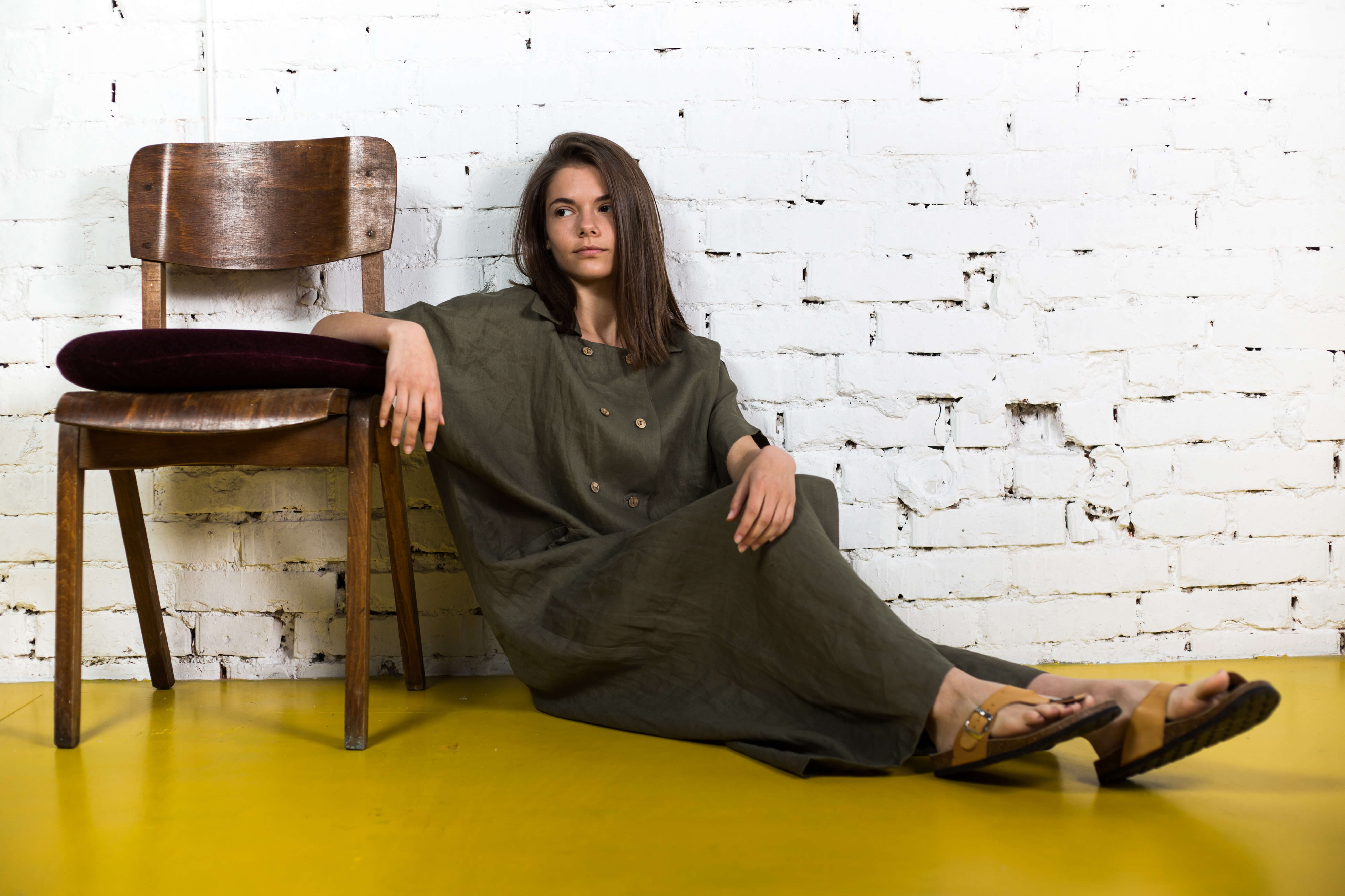 Linen Maxi Dress OLIVIA Linen Fairytales Linen Maxi Dress OLIVIA Linen Fairytales