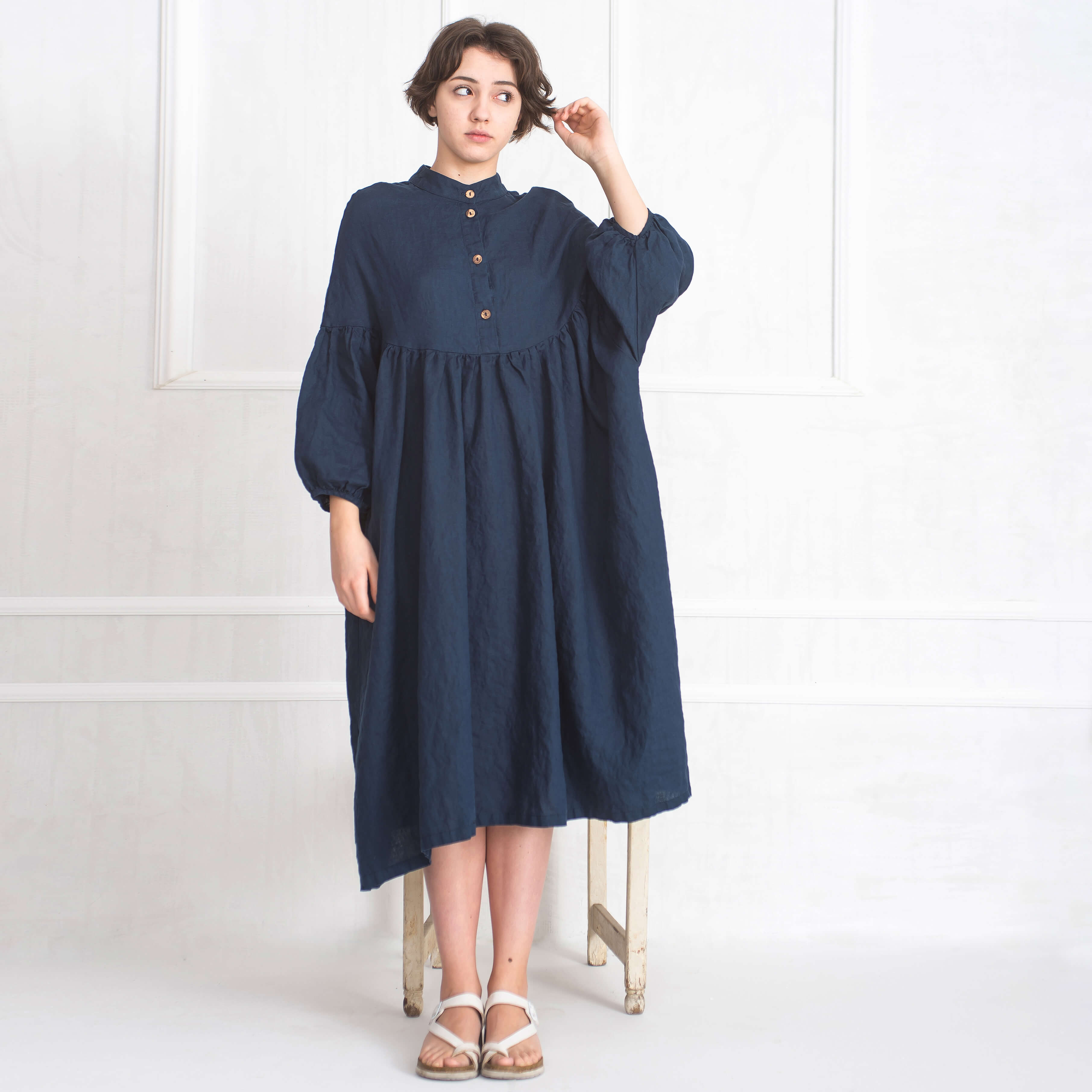 Linen Maxi Dress FAIRY Linen Fairytales Linen Maxi Dress FAIRY Linen Fairytales