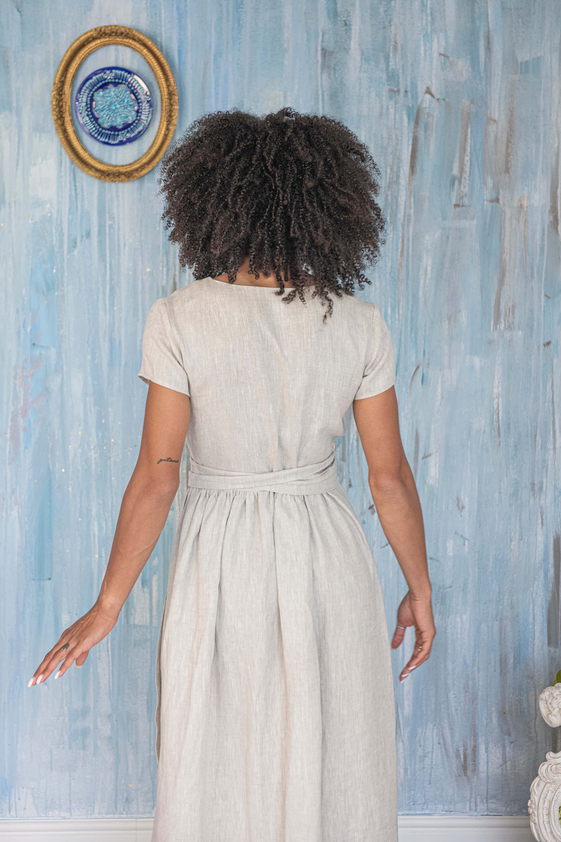 Linen Maxi Dress DARA Linen Fairytales Linen Maxi Dress DARA Linen Fairytales