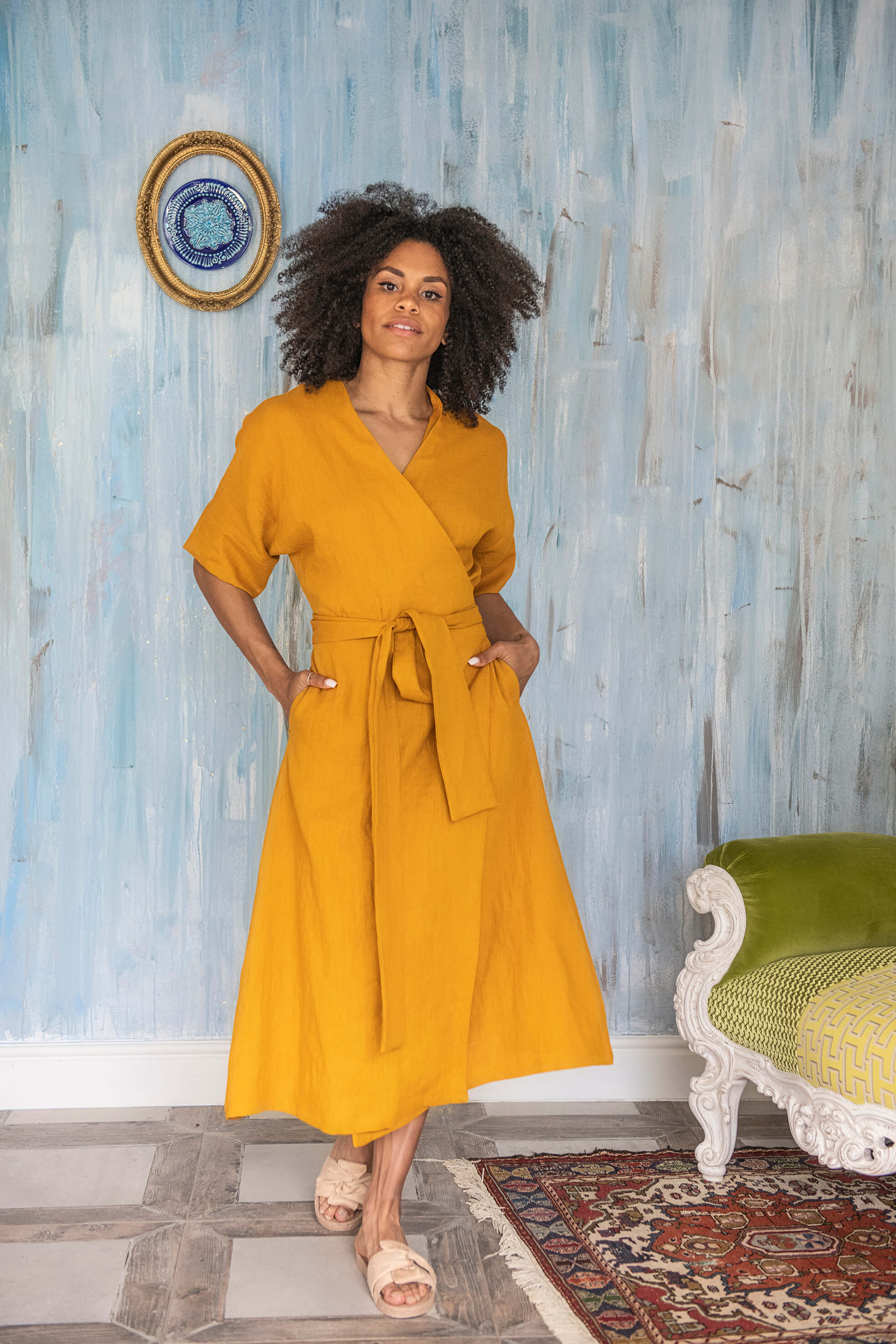 Linen Maxi Dress MAGGIE Linen Fairytales Linen Maxi Dress MAGGIE Linen Fairytales